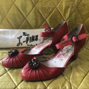 ⬇️⬇️ Miss L Fire Kitten Heel d’Orsay - EUC